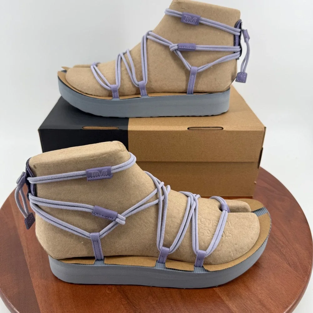 Teva Midform Infinity Sandals Strappy Bungee Platform Daybreak Color Women's 9